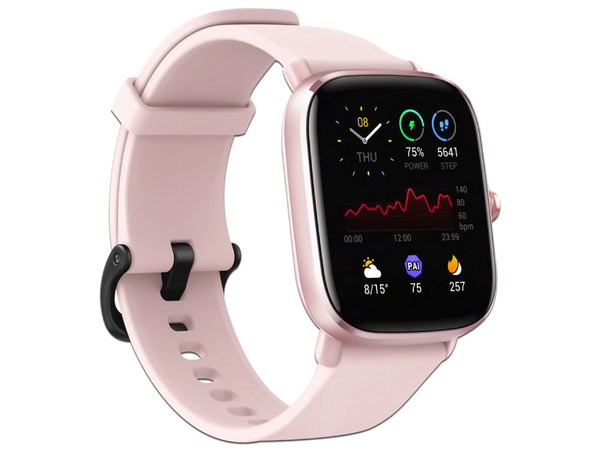 Smartwatch Amazfit GTS 2, Compatible con iOS y Android, Bluetooth 5.0, Wi-Fi, Color Rosa.