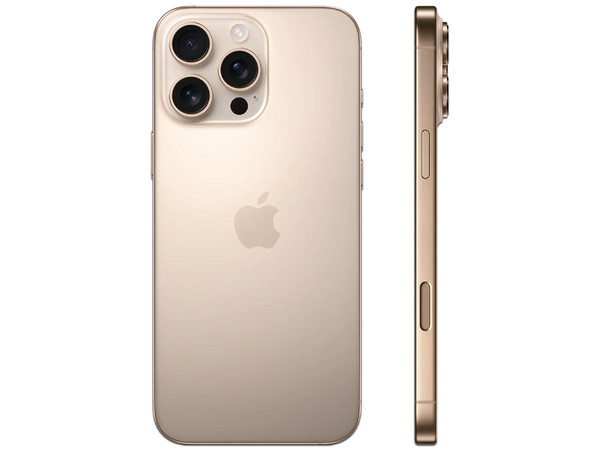Smartphone Apple iPhone 16 Pro Max: 
Procesador Apple Chip A18 Pro, 
Almacenamiento de 256GB, 
Pantalla Super Retina XDR de 6.9