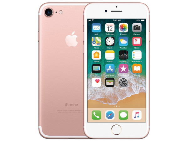 Smartphone Apple iPhone 7:
Procesador A10,
Almacenamiento de 128 GB,
Pantalla retina de 4.7