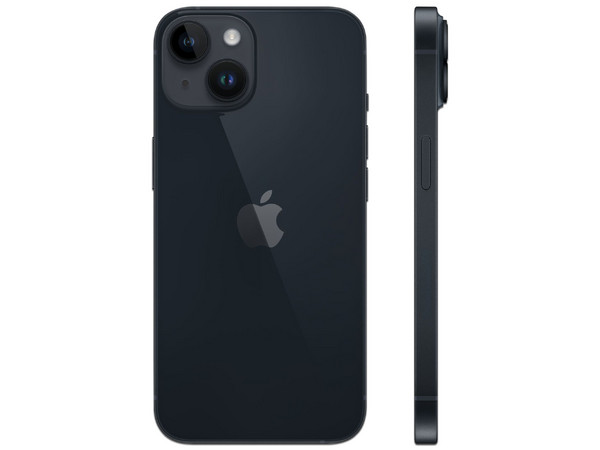 Smartphone Apple iPhone 14: 
Procesador Apple Chip A15 Bionic, 
Almacenamiento de 128GB, 
Pantalla Super Retina XDR de 6.1