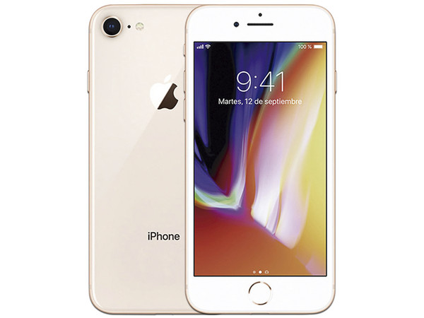 Smartphone Apple iPhone 8:
Procesador Chip Apple A11 Bionic Neural Engine,
Almacenamiento de 64GB,
Pantalla retina de 4.7