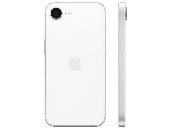 iPhone 16e:
Procesador Apple Chip A18, 
Almacenamiento de 128GB, 
Pantalla Super Retina XDR de 6.1