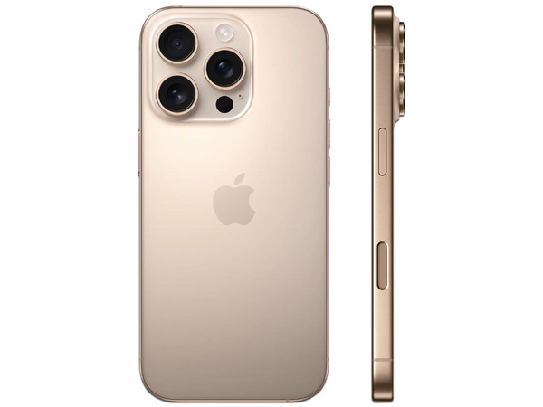 Smartphone iPhone 16 Pro: 
Procesador Chip A18 Pro de 6 núcleos, 
Memoria RAM de 8GB, Almacenamiento 512GB,
Pantalla de 6.3