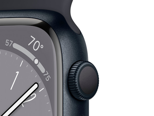 Apple Watch Series 8 de 41mm con GPS,
Procesador S8 de doble núcleo de 64 bits,
Pantalla Retina,
Wi-Fi, Bluetooth,
WatchOS,
Color Negro.