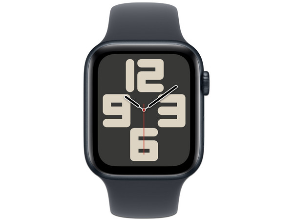 Apple Watch SE 2nd Gen de 44mm, Caja de Aluminio Midnight, GPS, Wi-Fi, Bluetooth, Incluye Correa Deportiva Midnight Talla M/L.