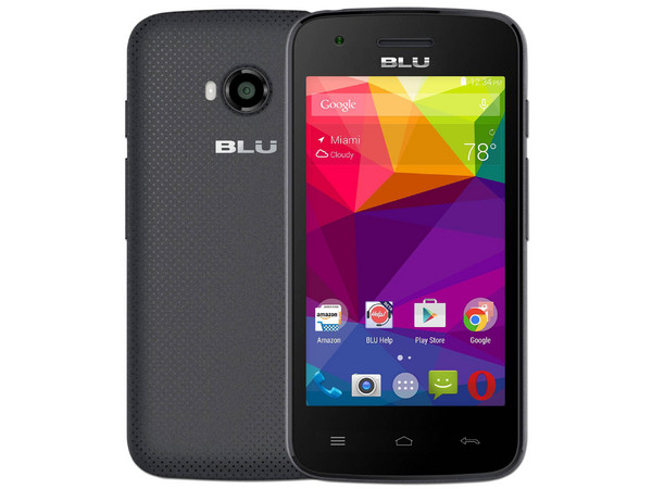 Smartphone Blu Dash L: 
Procesador Mediatek MT6572 Dual-core ( 1.0 GHz), 
Memoria RAM de 512 MB, Almacenamiento interno 4GB (soporta microSD), 
Pantalla 4.0