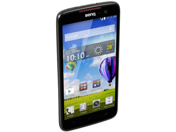 Smartphone Benq F5
Procesador Snapdragon 400 Quad-Core 1.2GHz, 
Almacenamiento 16 GB, 1GB RAM, Micro SD,
Red 4G LTE, Wi-Fi 802.11 b/g/n, Bluetooth 4.0, 
Pantalla  5”, IPS, 1280 x 720, 
Android Kitkat 4.4.2.

