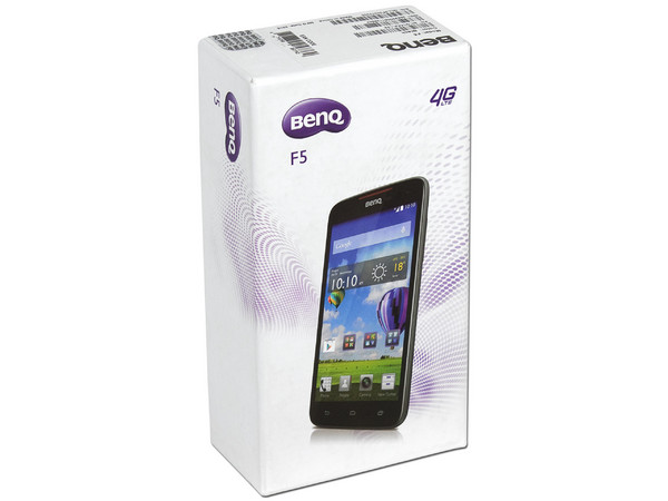 Smartphone Benq F5
Procesador Snapdragon 400 Quad-Core 1.2GHz, 
Almacenamiento 16 GB, 1GB RAM, Micro SD,
Red 4G LTE, Wi-Fi 802.11 b/g/n, Bluetooth 4.0, 
Pantalla  5”, IPS, 1280 x 720, 
Android Kitkat 4.4.2.
