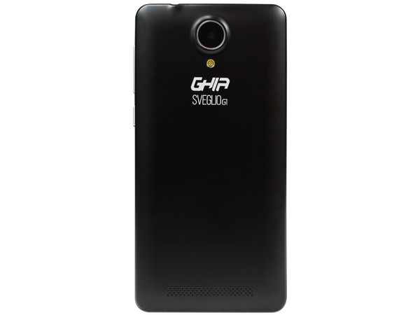 Smartphone GHIA SVEGLIO G1:
Procesador Quad Core (1.3 GHz),
Memoria RAM de 512MB, Almacenamiento de 8GB,
Cámaras: 0.3MP/2.0MP, Pantalla Touch de 4.5