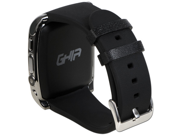 Smartwatch GHIA OMNIA: Procesador Mediatek MTK 6260 a 533 MHz, Memoria RAM de 16MB, Almacenamiento de 8MB (microSD hasta 32GB), Pantalla TFT de 1.54