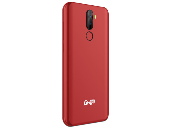 Smartphone GHIA L1R: 
Procesador MediaTek MT6580 (1.3 GHz), 
Memoria RAM de 1GB, Almacenamiento 16GB,
Pantalla 5.5