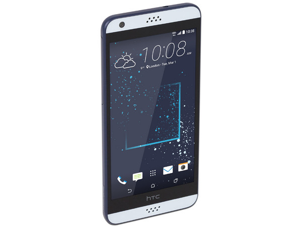 Smartphone HTC Desire 530:
Procesador Qualcomm Snapdragon 210 1GHz,
Memoria RAM de 1.5GB, Almacenamiento de 16GB
(expandible con microSD),
Pantalla de 5