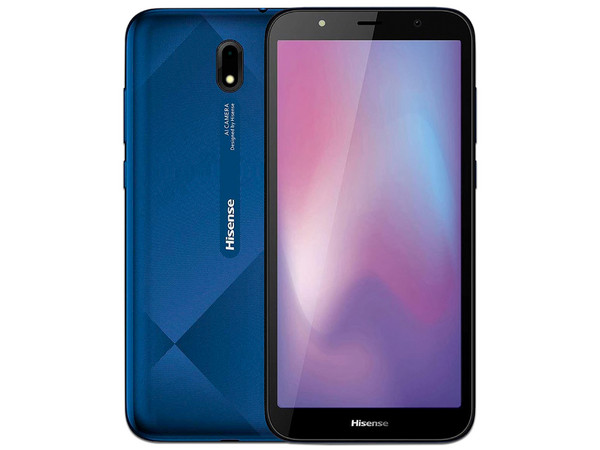 Smartphone Hisense E20: 
Procesador Quad Core (hasta 1.4 GHz), 
Memoria RAM de 2GB, Almacenamiento de 16GB, 
Pantalla LED Multi Touch de 5.7