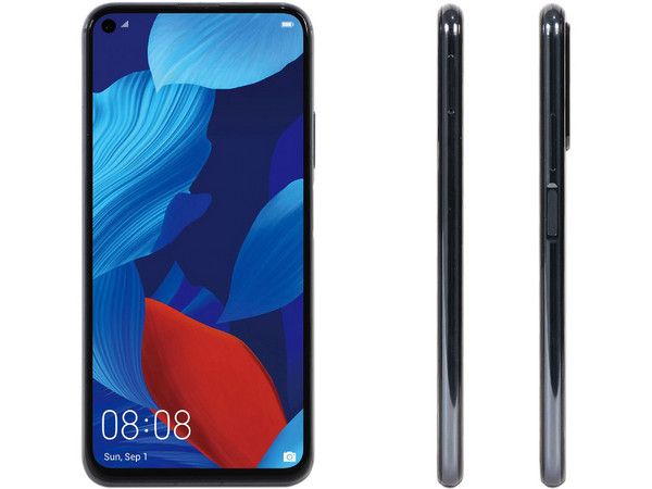 Smartphone Huawei Nova 5T:
Procesador Kirin 980 Octa Core (hasta 2.6GHz),
Memoria RAM de 8GB, Almacenamiento de 128GB,
Pantalla LED Multi Touch de 6.26