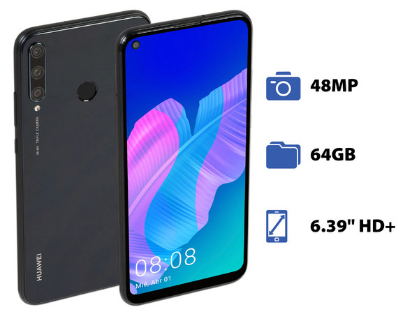 Smartphone Huawei Y7P: 
Procesador Kirin 710F Octa Core (hasta 2.2 GHz), 
Memoria RAM de 4GB, Almacenamiento de 64GB,
Pantalla LED Multi Touch de 6.39