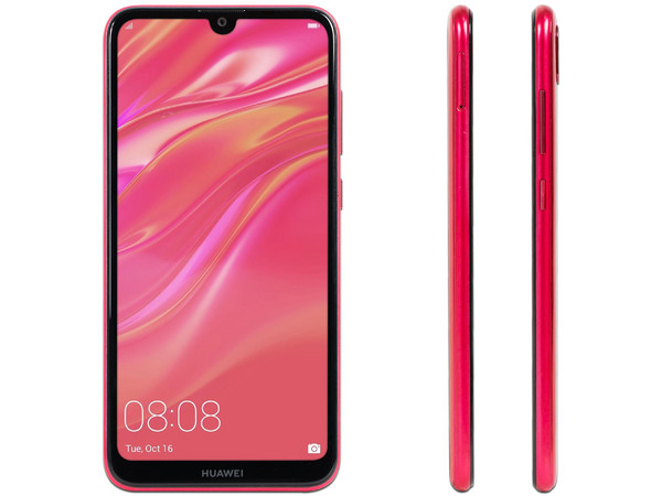 Smartphone Huawei Y7 2019:
Procesador Snapdragon 450 Octa Core (hasta 1.8 GHz),
Memoria RAM de 3GB,
Almacenamiento de 32 GB,
Pantalla 6.2
