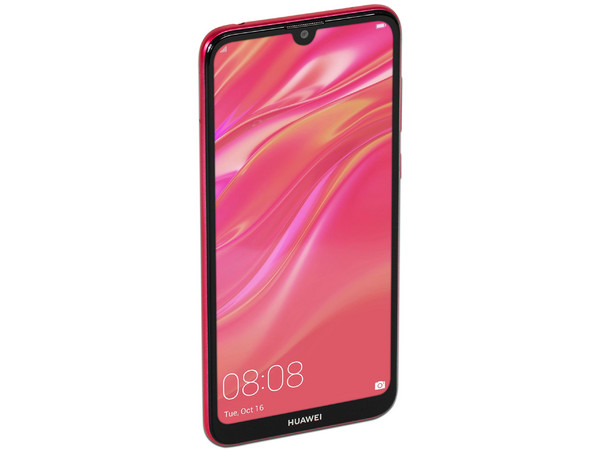 Smartphone Huawei Y7 2019:
Procesador Snapdragon 450 Octa Core (hasta 1.8 GHz),
Memoria RAM de 3GB,
Almacenamiento de 32 GB,
Pantalla 6.2