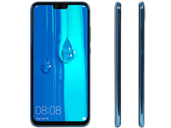 Smartphone Huawei Y9 2019: 
Procesador Kirin 710 Octa Core (2.2 GHz), 
Memoria RAM de 3GB, 
Almacenamiento de 64GB, 
Pantalla 6.5