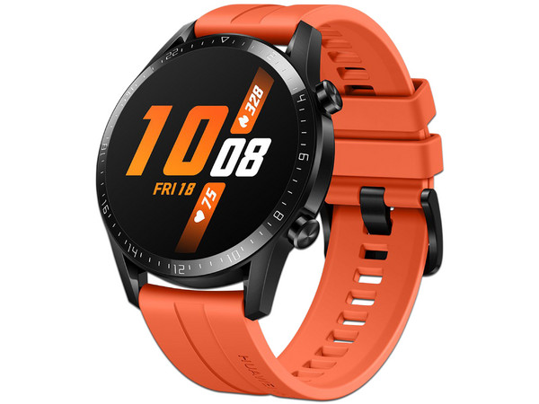 Smartwatch Huawei GT2 Sport, 
Compatible con iOS y Android, 
Bluetooth 4.2, 
Color Naranja.