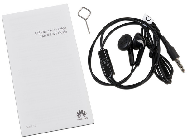 Smartphone Huawei G Elite Plus:
Procesador Quad Core (1.40GHz),
Memoria RAM de 2GB, Almacenamiento de 16GB
(expandible con microSD),
Pantalla de 5
