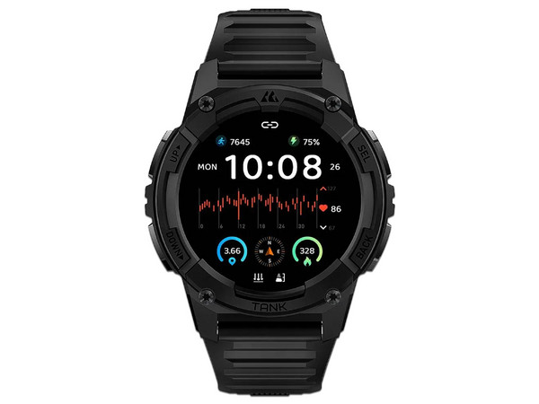 Smartwatch Kospet Tank M3:
Pantalla AMOLED de 1.32