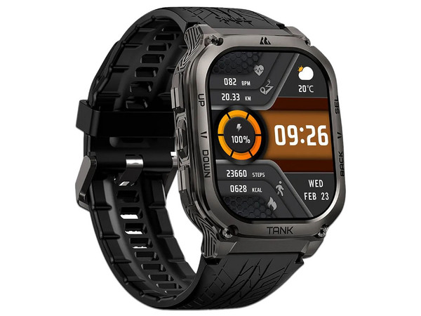 Smartwatch Kospet Tank M3:
Pantalla AMOLED de 1.92