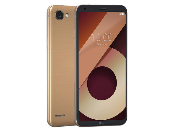 Smartphone LG Q6:
Procesador Mediatek MT6580M (1.3 Ghz),
Memoria RAM de 1GB, Almacenamiento interno de 8GB,
Cámaras: 2MP/5MP, Pantalla LED de 5