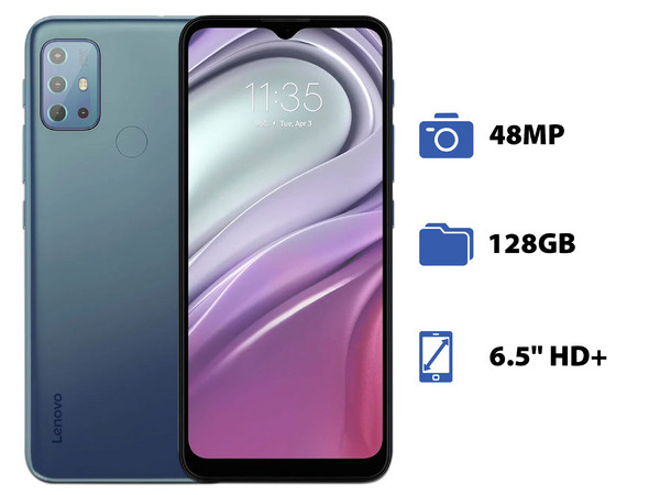 Smartphone Lenovo K13 Note: 
Procesador Snapdragon 460 Octa-Core (hasta 1.80 GHz), 
Memoria RAM de 4GB, Almacenamiento de 128GB,
Pantalla LED Multi Touch de 6.5