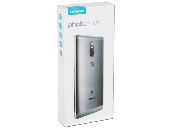 Smartphone Lenovo Phab 2 Plus PB2-670Y:
Procesador MediaTek MTK 8783 Octa-Core,
Memoria RAM de 3GB, Almacenamiento de 32GB,
Pantalla LED Multi-touch de 6.4