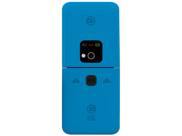 Celular Tipo Flip Logic Z3L, 
Procesador Unisoc T107,
Memoria RAM de 48MB,
Almacenamiento 128MB,
Pantalla QVGA TN 2.4