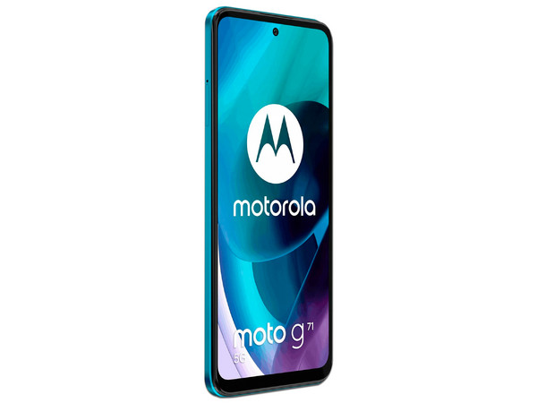 Smartphone Motorola Moto G71 5G: 
Procesador Snapdragon 695 (hasta 2.2 GHz), 
Memoria RAM de 6GB, 
Almacenamiento de 128GB, 
Pantalla LED Multi-Touch de 6.4