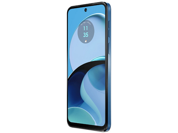 Smartphone Motorola Moto G14: 
Procesador Octa-Core (hasta 2.0 GHz), 
Memoria RAM de 4GB, Almacenamiento de 128GB, 
Pantalla LED Multi-Touch de 6.5