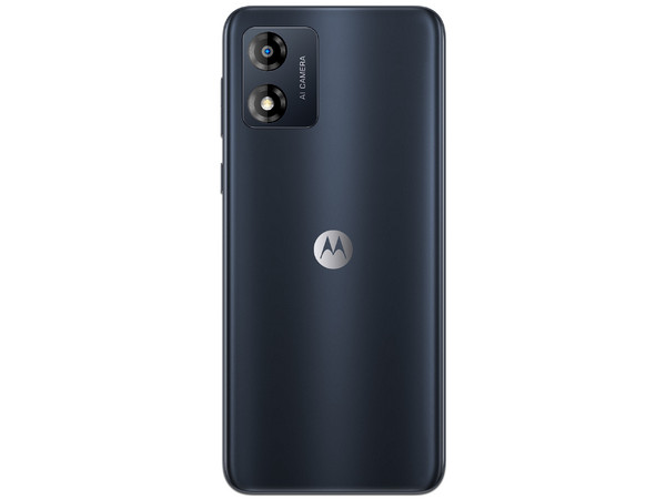 Smartphone Motorola Moto E13: 
Procesador UNISOC T606 (hasta 1.6 GHz), 
Memoria RAM de 2GB, 
Almacenamiento de 64GB, 
Pantalla LED Multi-Touch de 6.5
