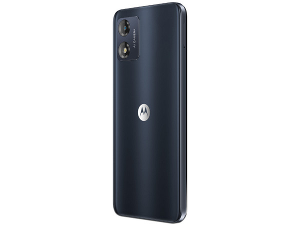 Smartphone Motorola Moto E13: 
Procesador UNISOC T606 (hasta 1.6 GHz), 
Memoria RAM de 2GB, 
Almacenamiento de 64GB, 
Pantalla LED Multi-Touch de 6.5