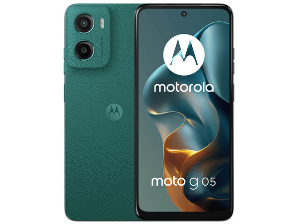 Smartphone Motorola Moto G05:
Procesador Octa-Core (hasta 2.0 GHz), 
Memoria RAM de 4GB, Almacenamiento de 128GB, 
Pantalla LED Multi-Touch de 6.67