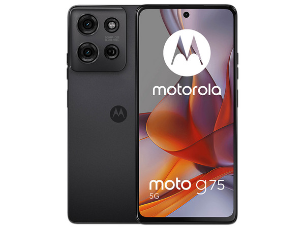 Smartphone Motorola Moto G75: 
Procesador Snapdragon 6 Gen 3 (Hasta 2.2 GHz), 
Memoria RAM de 8GB, Almacenamiento de 256GB, 
Pantalla LED Multi-Touch de 6.78