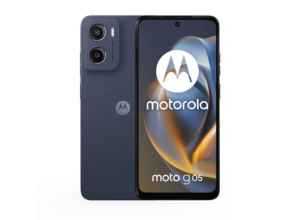 Smartphone Motorola Moto G05: 
Procesador Mediatek Helio G81 Extreme (hasta 2.0 GHz), 
Memoria RAM de 8GB, Almacenamiento de 256GB, 
Pantalla LED Multi-Touch de 6.67