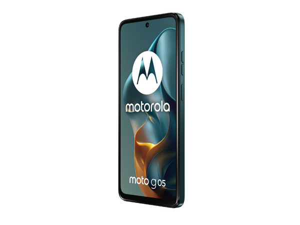 Smartphone Motorola Moto G05: 
Procesador Mediatek Helio G81 Extreme (hasta 2.0 GHz), 
Memoria RAM de 8GB, Almacenamiento de 256GB, 
Pantalla LED Multi-Touch de 6.67