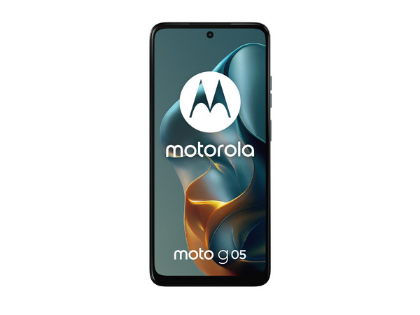 Smartphone Motorola Moto G05: 
Procesador Mediatek Helio G81 Extreme (hasta 2.0 GHz), 
Memoria RAM de 8GB, Almacenamiento de 256GB, 
Pantalla LED Multi-Touch de 6.67