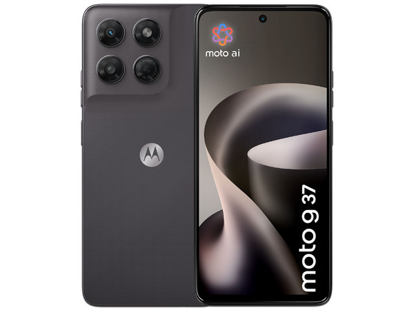 Smartphone Motorola Moto G37: 
Procesador MediaTek Dimensity 6300 (hasta 2.4 GHz), 
Memoria RAM de 4GB, 
Almacenamiento de 128GB, 
Pantalla LED Multi-Touch de 6.67