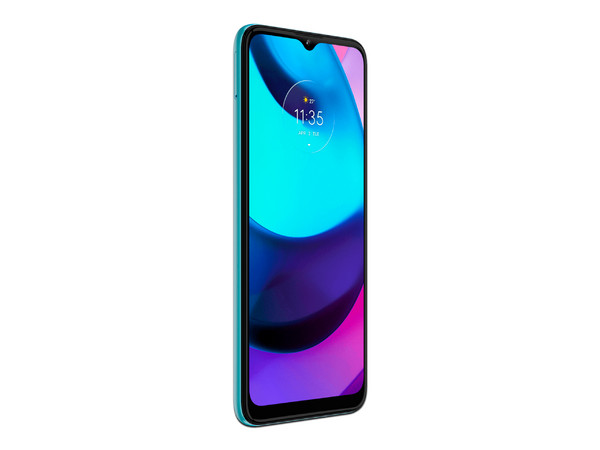 Smartphone Motorola Moto E20:
Procesador Unisoc T606 (hasta 1.6 GHz), 
Memoria RAM de 2GB, Almacenamiento de 32GB, 
Pantalla LED Multi Touch de 6.5