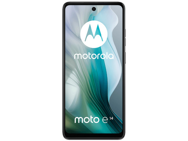 Smartphone Motorola Moto e14: 
Procesador Unisoc T606 (hasta 1.6 GHz), 
Memoria RAM de 2GB, Almacenamiento de 64GB, 
Pantalla LED Multi Touch de 6.6