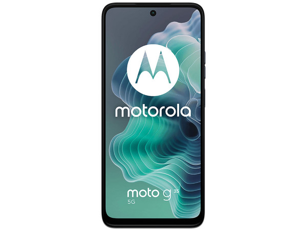 Smartphone Motorola Moto G35 5G: 
Procesador Unisoc T760 (hasta 2.0 GHz), 
Memoria RAM de 4GB, Almacenamiento de 256GB, 
Pantalla LED-Multi-Touch de 6.7