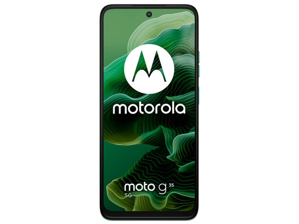 Smartphone Motorola Moto G35 5G: 
Procesador Unisoc T760 (hasta 2.0 GHz), 
Memoria RAM de 4GB, Almacenamiento de 256GB, 
Pantalla LED-Multi-Touch de 6.7