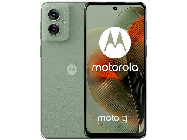 Smartphone Motorola Moto G55 5G: 
Procesador Mediatek Dimensity 7025 (hasta 2.5 GHz), 
Memoria RAM de 8GB, Almacenamiento de 256GB, 
Pantalla LED de 6.5