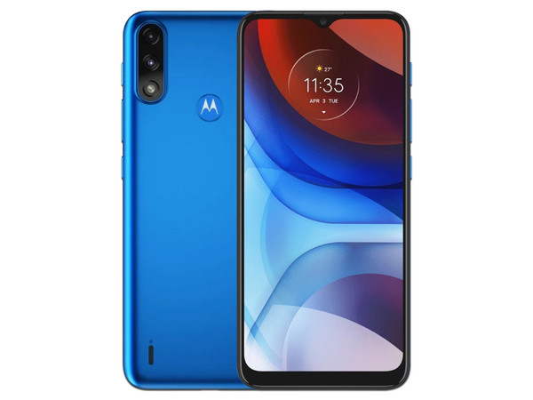 Smartphone Motorola Moto E7:
Procesador Mediatek Helio G25 Octa Core (hasta 2.0 GHz),
Memoria RAM de 2GB, Almacenamiento de 32GB,
Pantalla LED Multi Touch de 6.5