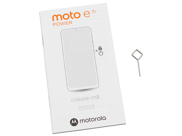 Smartphone Motorola Moto E7i Power: 
Procesador Unisoc SC9863A Octa-Core (hasta 1.60 GHz),
Memoria RAM de 2GB, Almacenamiento de 32GB,
Pantalla LED Multi Touch de 6.5