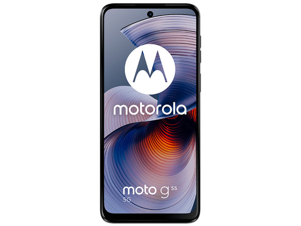 Smartphone Motorola Moto G55: 
Procesador MediaTek Dimensity 7025 (hasta 2.5 GHz), 
Memoria RAM de 8GB, Almacenamiento de 256GB, 
Pantalla LED Multi-Touch de 6.5