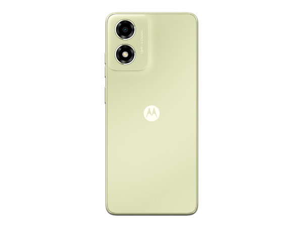 Smartphone Motorola Moto E14: 
Procesador Unisoc T606 (hasta 1.6 GHz), 
Memoria RAM de 2GB, Almacenamiento de 64GB, 
Pantalla LED Multi Touch de 6.6