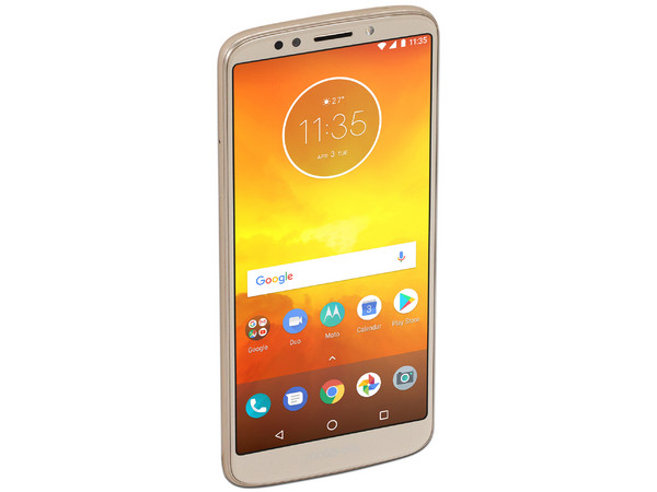 Smartphone Motorola Moto E5:
Procesador Procesador Snapdragon 430 Octa Core (1.4 GHz),
Memoria RAM de 2GB, Almacenamiento de 16GB,
Pantalla LED Multi Touch de 5.7